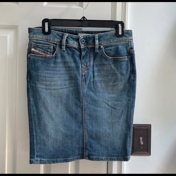 Diesel Denim Pencil Skirt - Picture 2 of 4